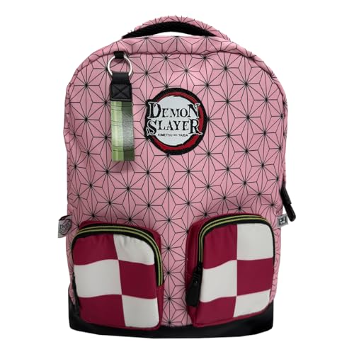 Mochila Backpack Demon Slayer Nezuco Parche PU