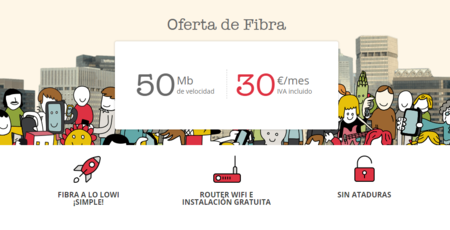 Vodafone redobla su apuesta por la fibra para estudiantes, ahora con Lowi por 30 euros