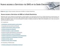 Nuevos servicios de obtención de información en la Seguridad Social por SMS, sin firma digital