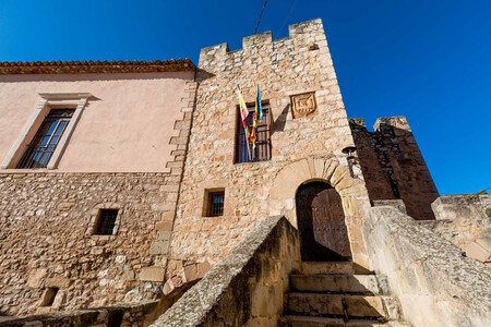 Pueblo Bonito Medieval Valencia Sin Turistas Viaje Invierno