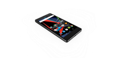 Custodia A Libretto Con Finestra PH26 Per Archos 55 Diamond Selfie Lite, Similpelle, Chiusura Magnetica