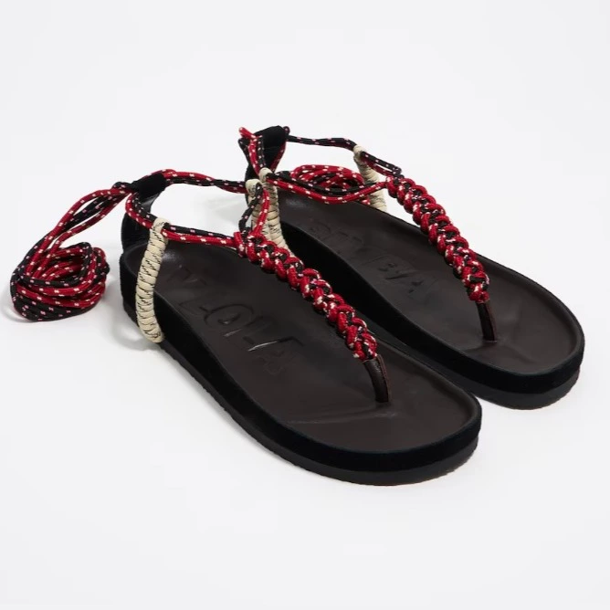 Bimba y Lola Sandalias planas de mujer bios anatómica cabos