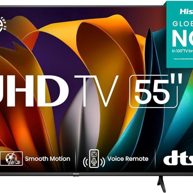 Hisense Television A6N Pantalla 55 Pulgadas, Smart Google TV UHD 4K