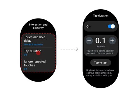 Samsung One Ui 4.5 アクセシビリティ