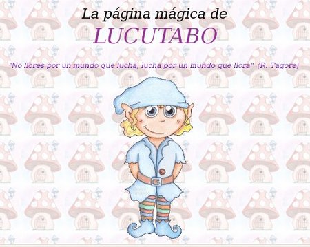 Lucutabo, web de recursos para educación infantil