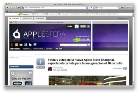 Activa el zoom con dos dedos en Firefox 4