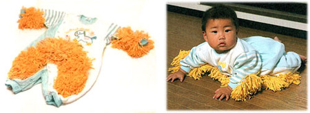 Baby Mops: haz que tu bebé limpie mientras gatea