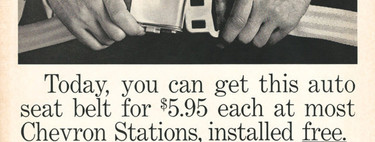 Cuando los coches no venían con cinturón de seguridad y te los tenían que montar en la gasolinera