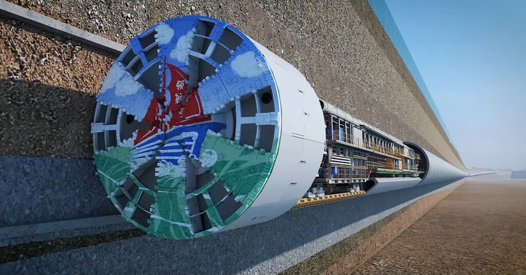 China quiere tener trenes circulando a 350 km/h bajo el agua, así que ha puesto a trabajar a una bestial tuneladora que toma sus propias decisiones