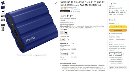 Samsung T7 Shield 02 Oferta Amazon