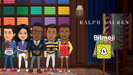 Tu Bitmoji más fashion que nunca: Ralph Lauren lanza una colección completa para los avatares de Snapchat