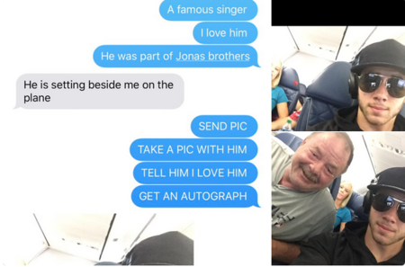 La anecdótica escena que protagoniza un padre al sentarse, sin saberlo, al lado del cantante favorito de su hija