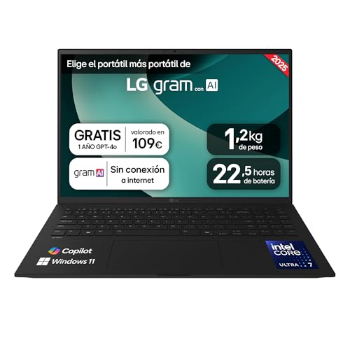 LG gram Portátil 16 Pulgadas 