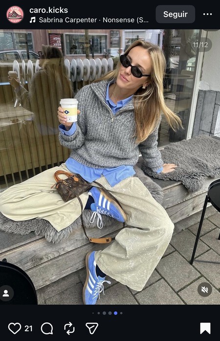 Deportivas Zapatillas New Balance Azul Baby Blue Color Tendencia Primavera Piel Bonitas