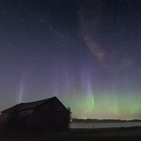 Las auroras boreales llenan de magia el cielo del otoño