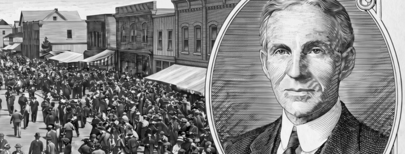 Henry Ford: "Es mejor que 20.000 personas estén satisfechas y bien alimentadas que que se creen unos pocos millonarios"