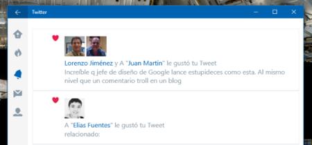 Twitter para Windows 10 se actualiza reemplazando las estrellas por corazones