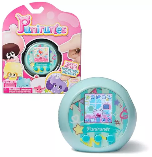 PUNIRUNES - MASCOTA VIRTUAL CON 55 PERSONAJES BLANDITOS EN SU INTERIOR - Mascota Interactiva que Reacciona al tacto con Interacciones y Sonidos - 6071162 - Juegos Infantiles - Juguetes Niños 5 Años +