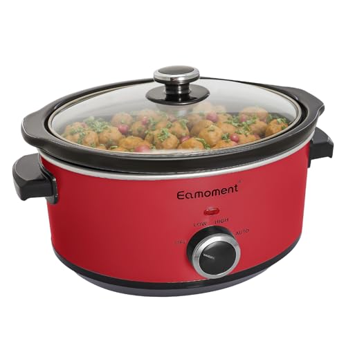 Eamoment 3,5 L | 200 W Slow Cooker con 3 niveles de calor