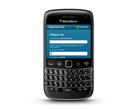 Movistar extiende su servicio Segunda Línea a terminales BlackBerry