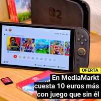La Nintendo Switch 2 baja de precio después de Navidad. Viene en pack con un videojuego