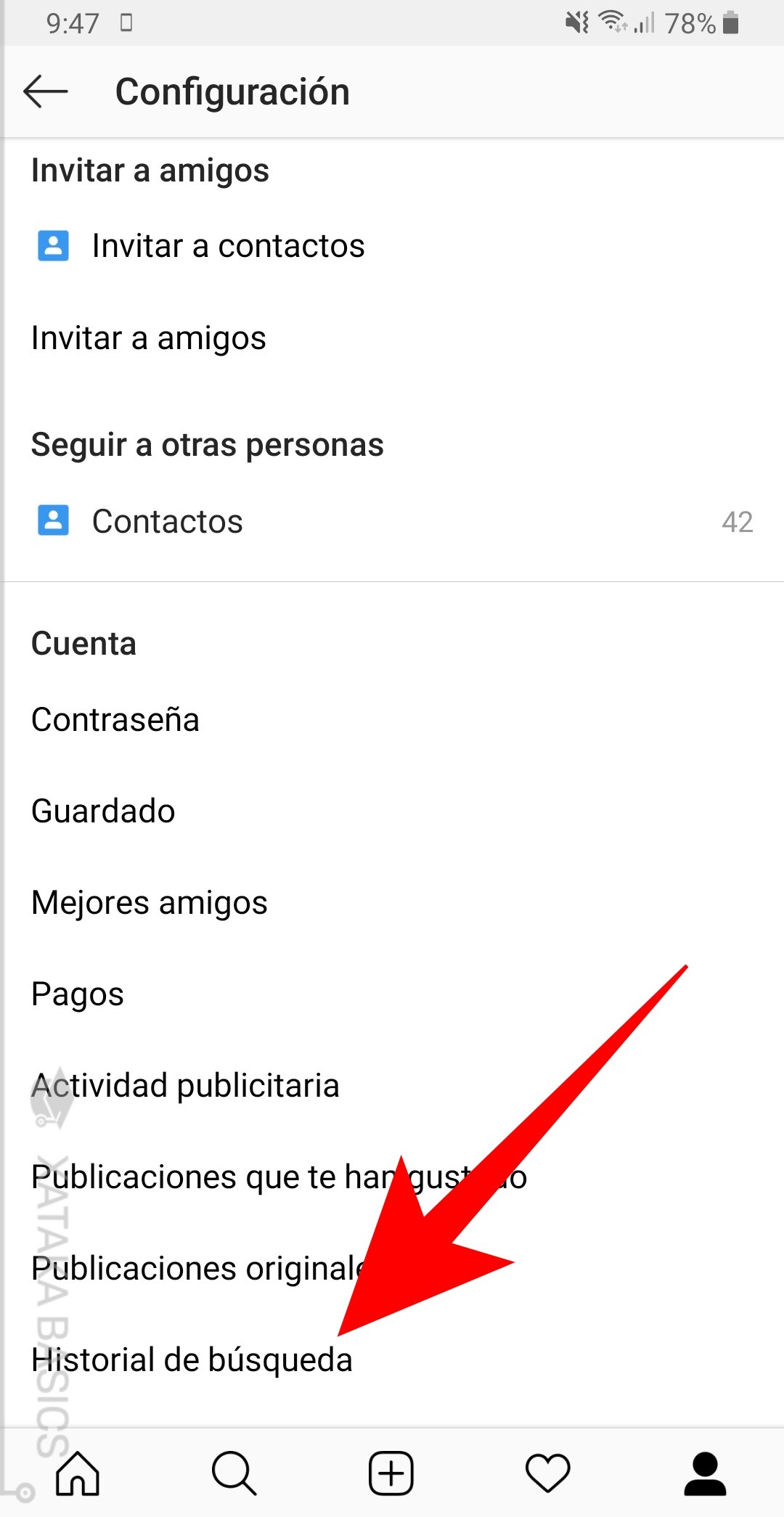 Cómo borrar el historial de tus búsquedas en Instagram