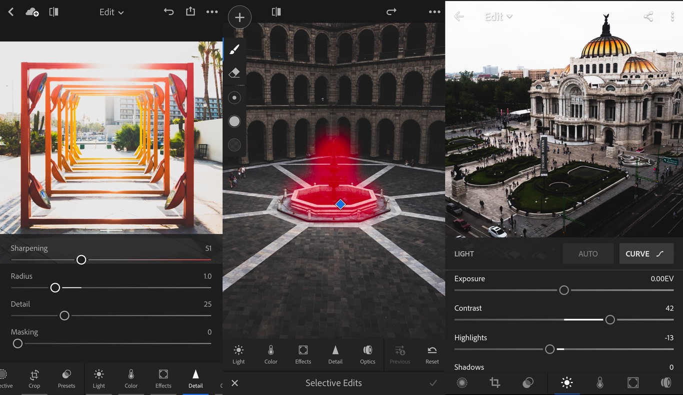 Lightroom para iOS se pone al día soporte para Apple Pencil, 3D Touch