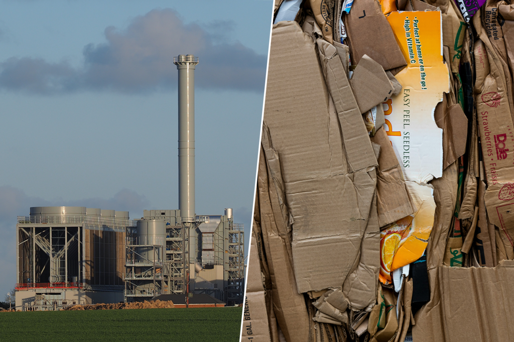 Tenemos un problema con el reciclaje de cartón. En Reino Unido creen que la solución es utilizarlo en una central eléctrica