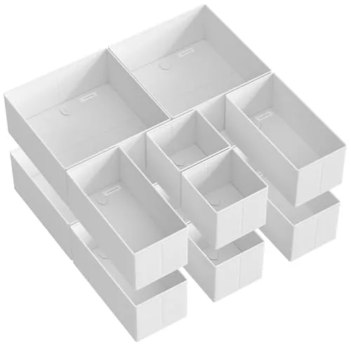 SONGMICS Organizadores Cajones, Pack de 12