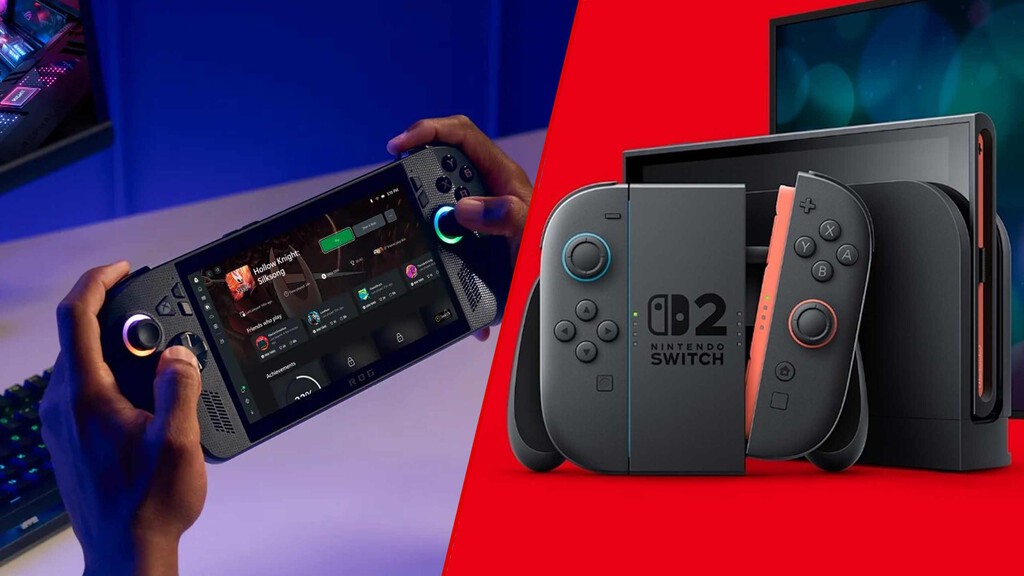 ROG Xbox Ally vs Nintendo Switch 2: comparación de las especificaciones técnicas de las nuevas consolas portátiles