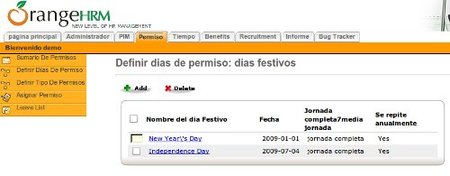 OrangeHRM, aplicación de código libre para gestionar recursos humanos