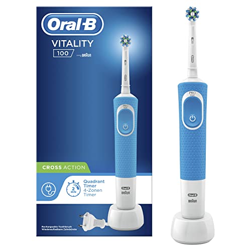 Oral-B Vitality 100 Cepillo de Dientes Eléctrico con Mango Recargable - Versión Anterior