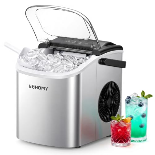 EUHOMY Máquina de Hielo 12Kg/24H