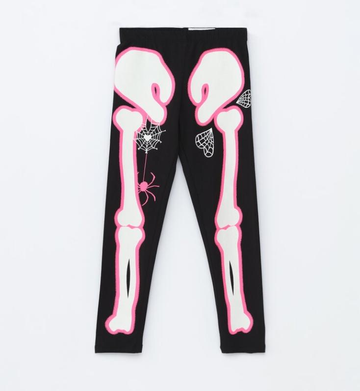 Leggings disfraz esqueleto