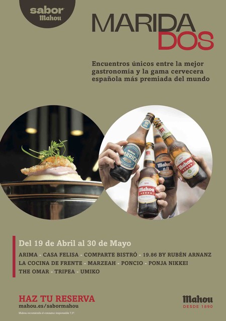 Cartel Sabor Mahou MaridaDos
