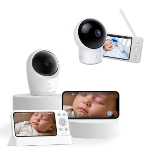 eufy by Anker E21 Monitor para bebés con cámara 4K UHD