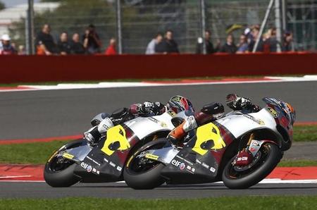 Tito Rabat y Mika Kallio, Silverstone 2014