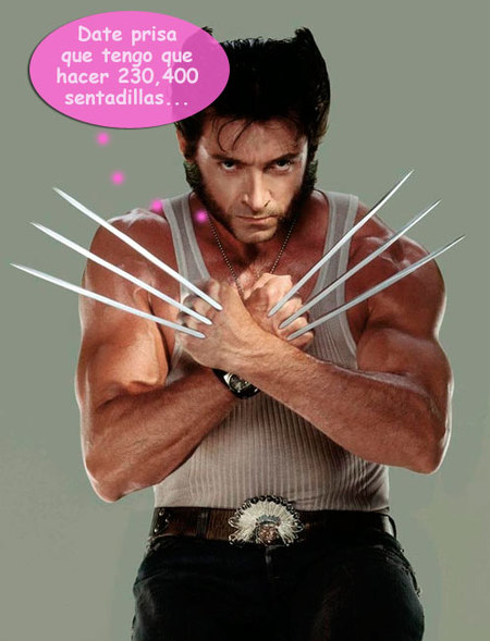 Hugh Jackman, con esas palizas de gimnasio, ¡pareces un marine!