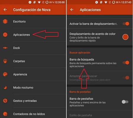 Nova Barra Busqueda Appdrawer