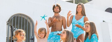 
Moda de baño igual para toda la familia: bañadores para mamás, papás e hijos a juego 