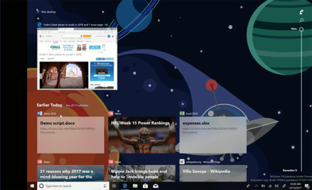 En Microsoft preparan la llegada de Windows Timeline con una demostración en vídeo