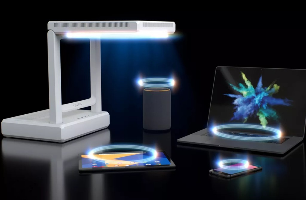 Guru quiere dar un paso más en la recarga inalámbrica con un sistema que aseguran es más eficiente y seguro para los humanos