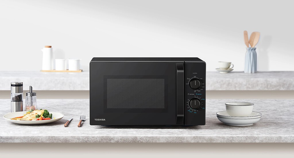 Este microondas Toshiba 2 en 1 descongela, calienta y cocina en minutos y lo mejor es que tiene descuentazo 
