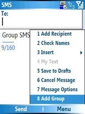 Mensajes SMS a grupos en Windows Mobile