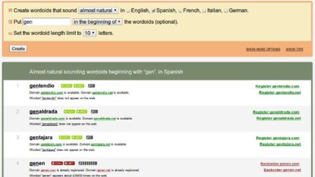Encuentra un nombre para tu web con Wordoid