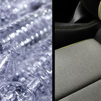 Audi utiliza botellas recicladas de PET para fabricar la tapicería del A3