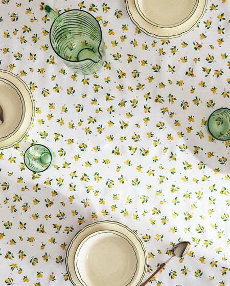 MANTEL ALGODÓN RESINADO LIMONES