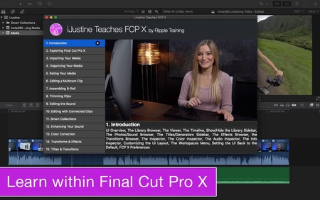 La youtuber iJustine lanza una app para aprender a usar Final Cut Pro X