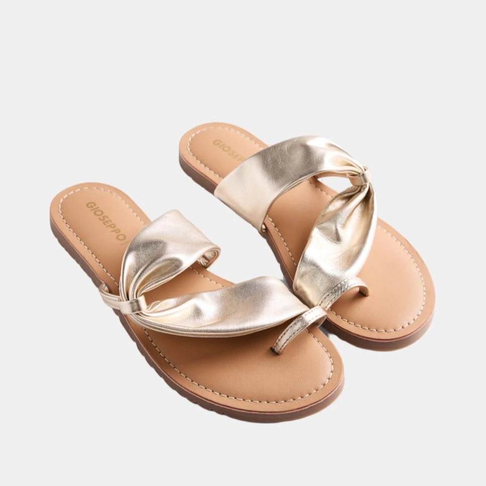 Sandalias piel Plata Gioseppo