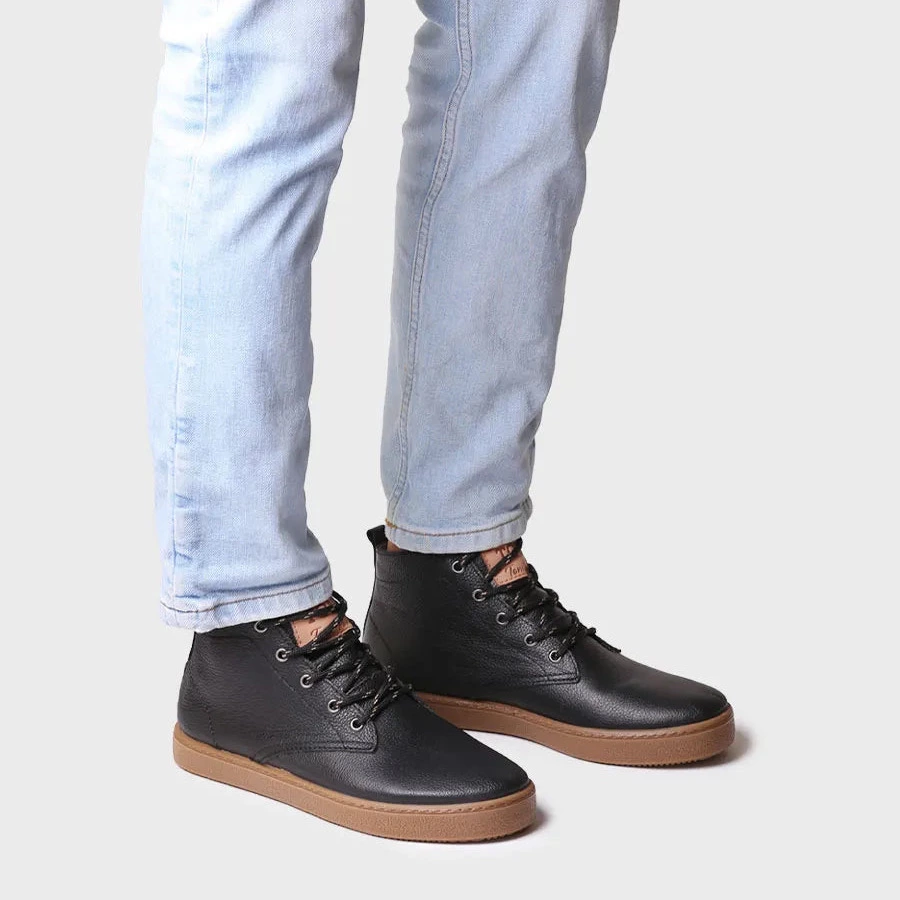 Botines con cordones para hombre en piel | DALTON-PO 